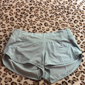 Light Blue Lulu Lemon Speed up Short 2.5”